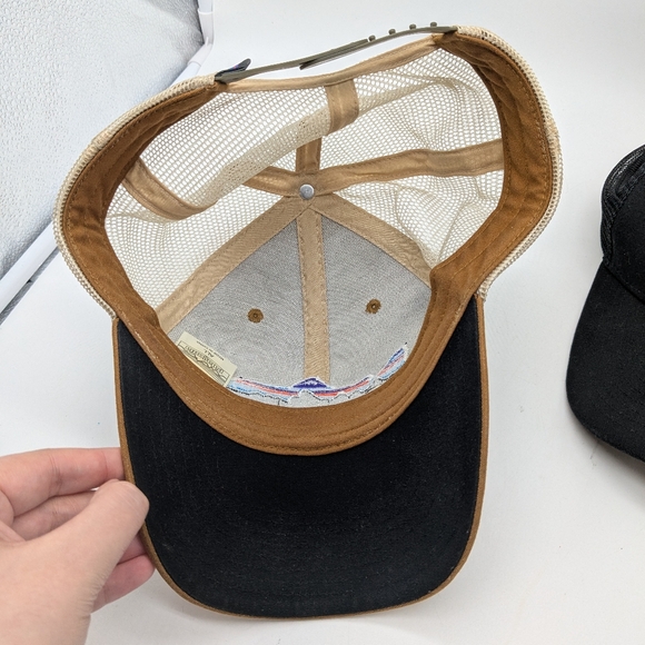 Lot Of 2 Patagonia Fitz Roy Trucker Hat Fish Trout Salmon Snapback Cap Mesh A001 - Picture 10 of 13